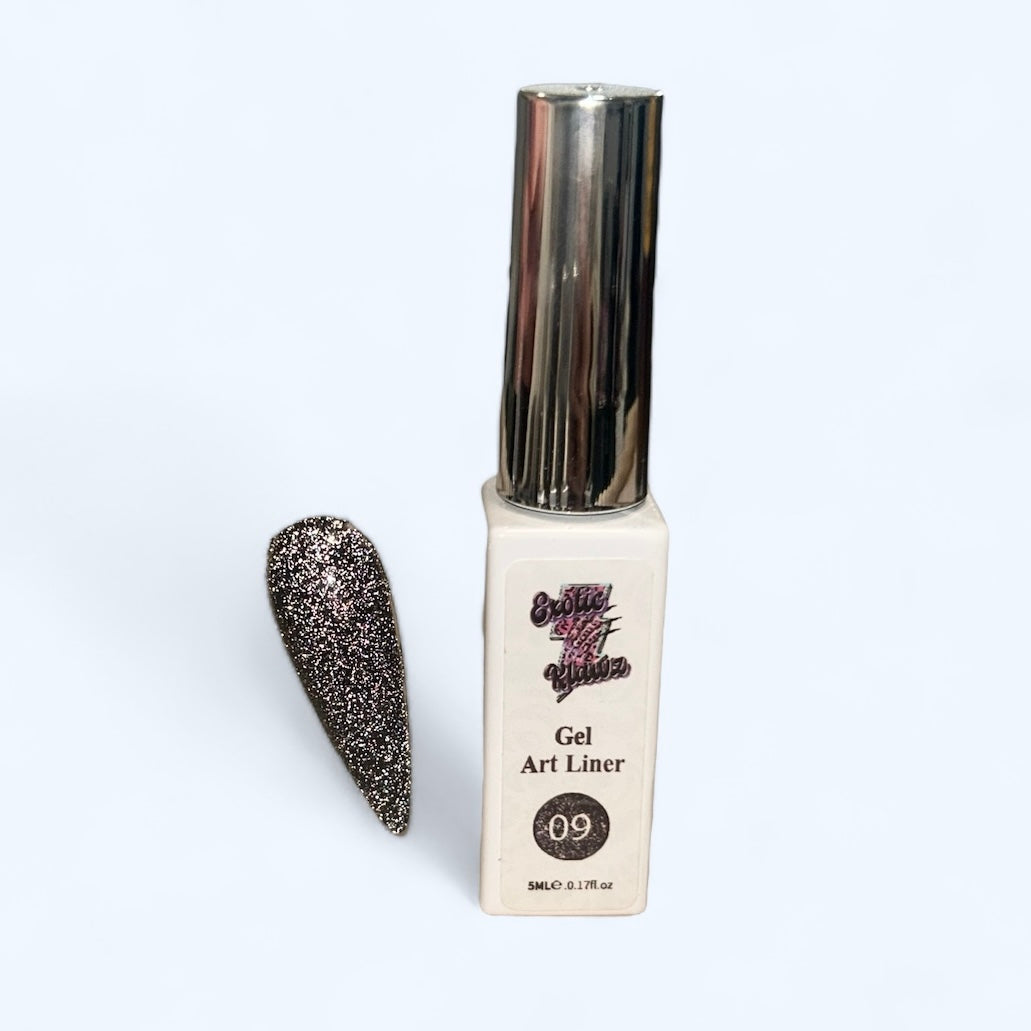 Reflective liner gel 💎 BLACK