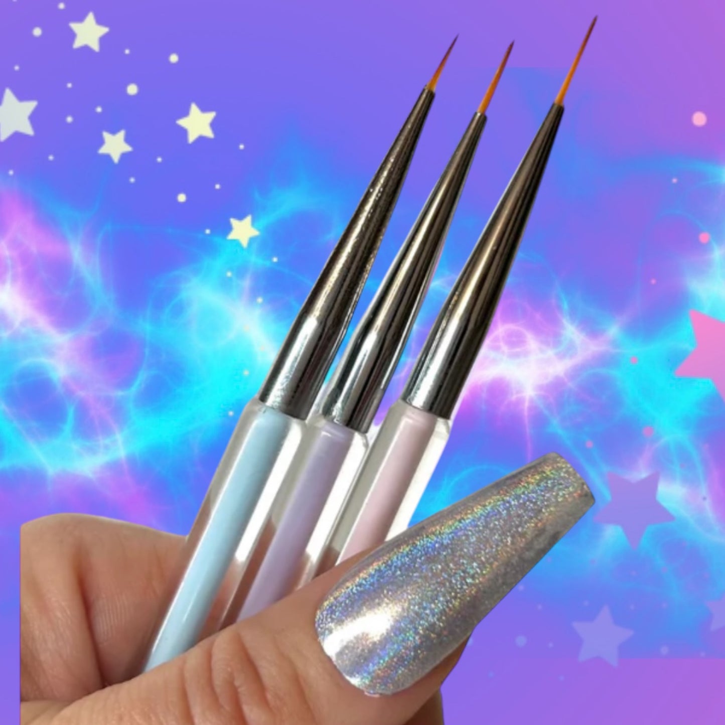 Nail art brushes